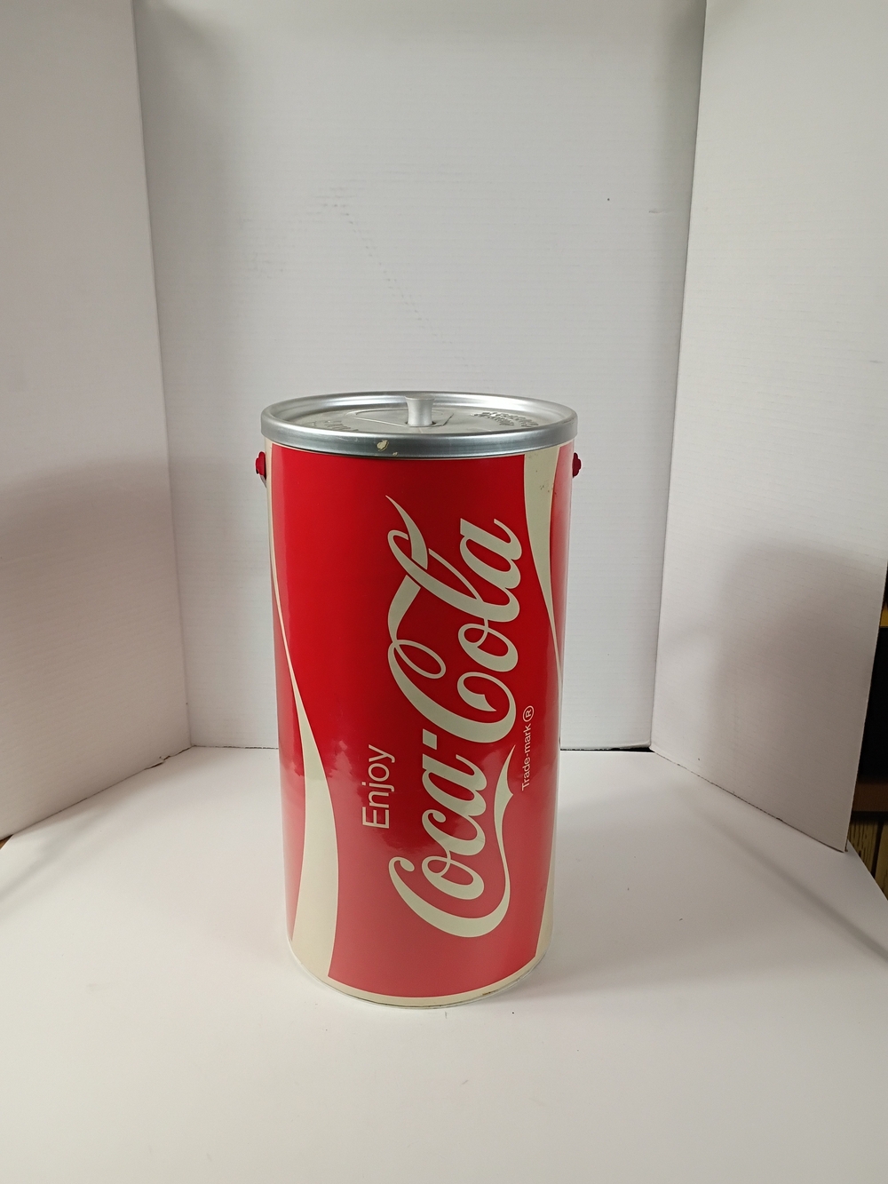 Vintage 70s Coca-cola Thermo Serv Pop Top Cooler 15" Inch Tall ..Used
